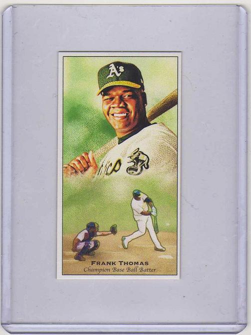 2011 Topps Update Kimball Champions Frank Thomas  Card #KC124 - Oakland Athletics